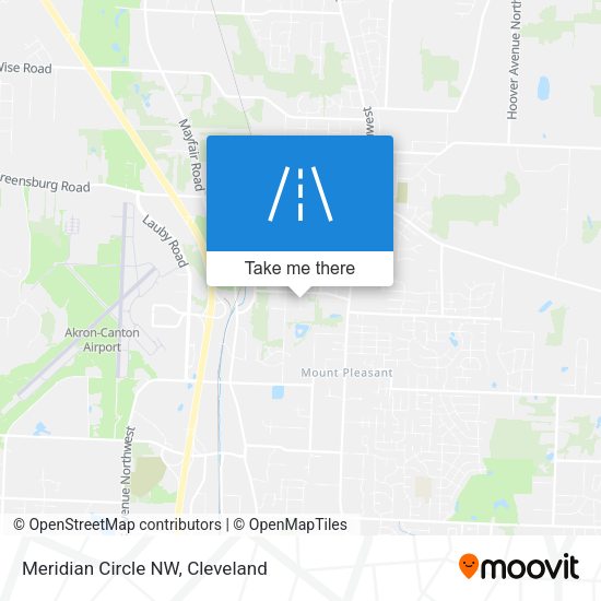 Mapa de Meridian Circle NW