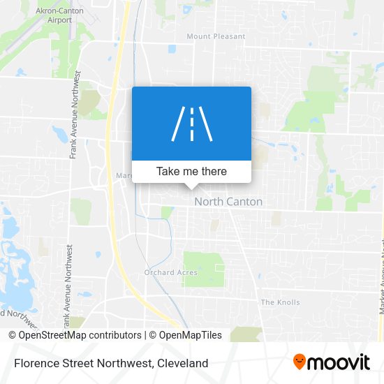 Florence Street Northwest map