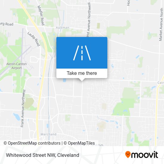 Whitewood Street NW map
