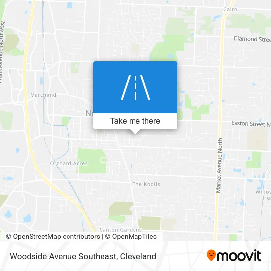 Mapa de Woodside Avenue Southeast