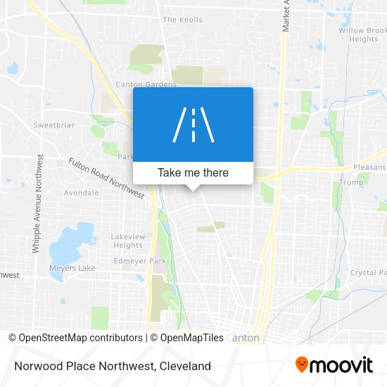 Norwood Place Northwest map