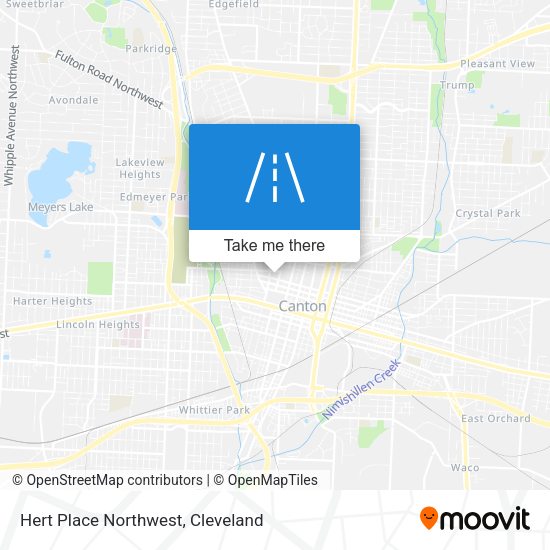 Mapa de Hert Place Northwest