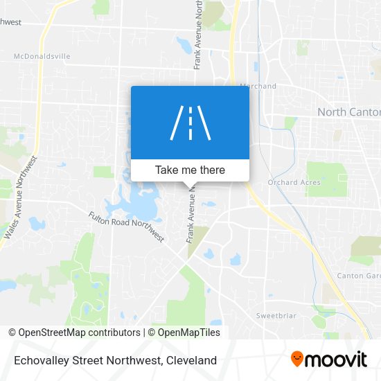 Mapa de Echovalley Street Northwest
