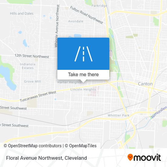 Mapa de Floral Avenue Northwest