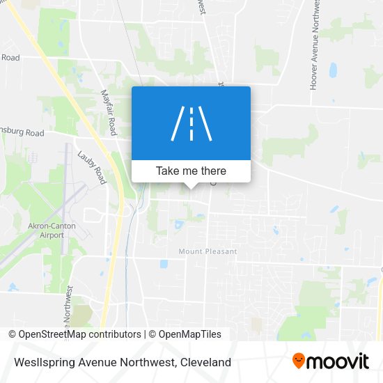 Mapa de Wesllspring Avenue Northwest