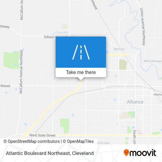 Mapa de Atlantic Boulevard Northeast