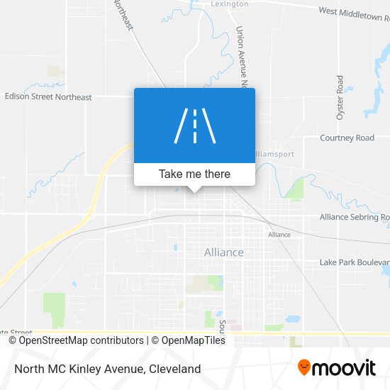 Mapa de North MC Kinley Avenue
