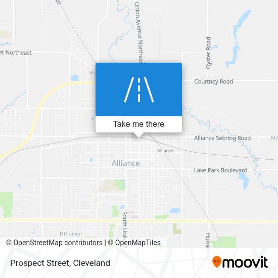 Prospect Street map