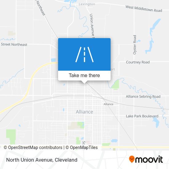 Mapa de North Union Avenue