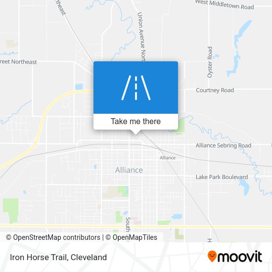 Iron Horse Trail map