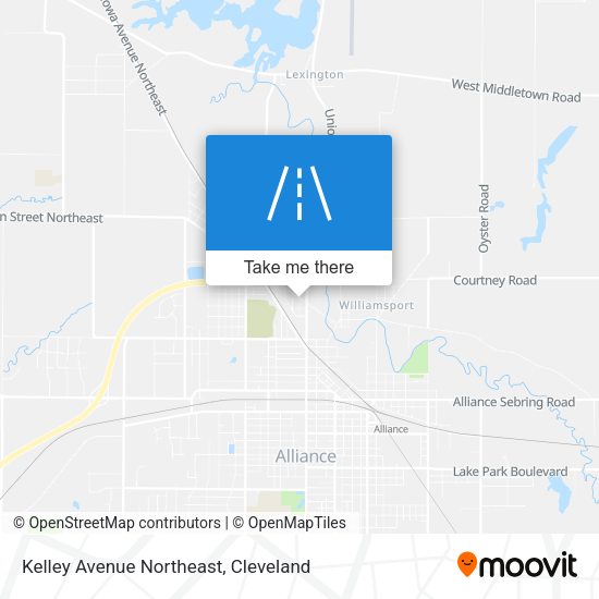 Mapa de Kelley Avenue Northeast