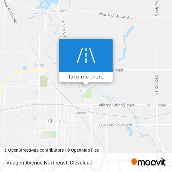 Mapa de Vaughn Avenue Northeast