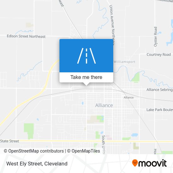 Mapa de West Ely Street