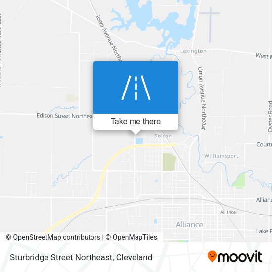 Sturbridge Street Northeast map