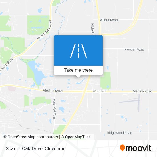 Mapa de Scarlet Oak Drive