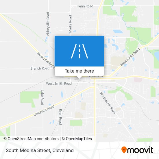 South Medina Street map