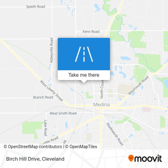 Birch Hill Drive map