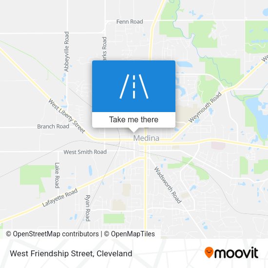 West Friendship Street map