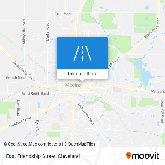 East Friendship Street map