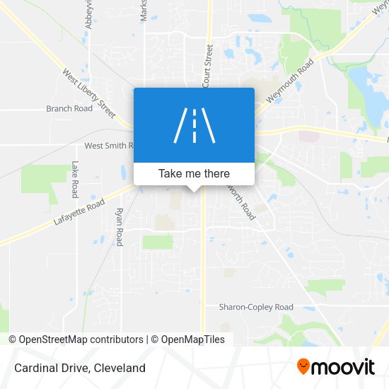 Mapa de Cardinal Drive