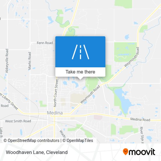 Mapa de Woodhaven Lane