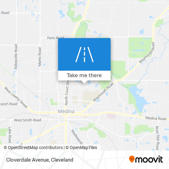 Cloverdale Avenue map