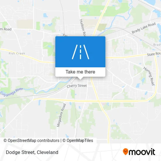 Dodge Street map
