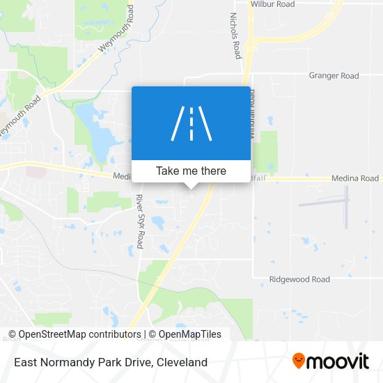 Mapa de East Normandy Park Drive