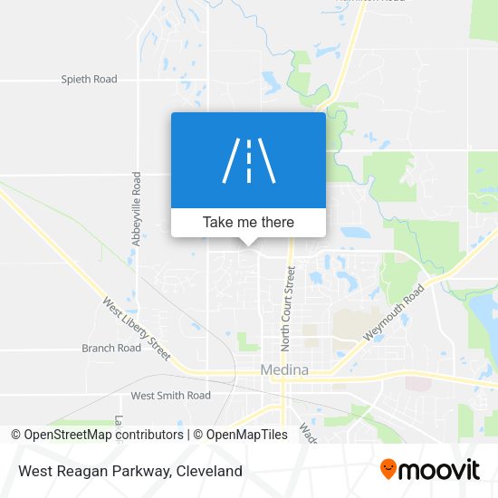 Mapa de West Reagan Parkway