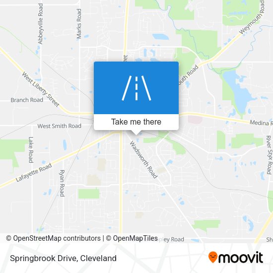 Springbrook Drive map