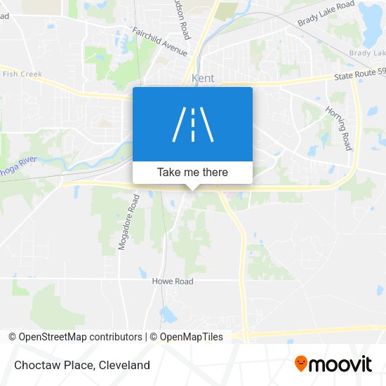 Mapa de Choctaw Place