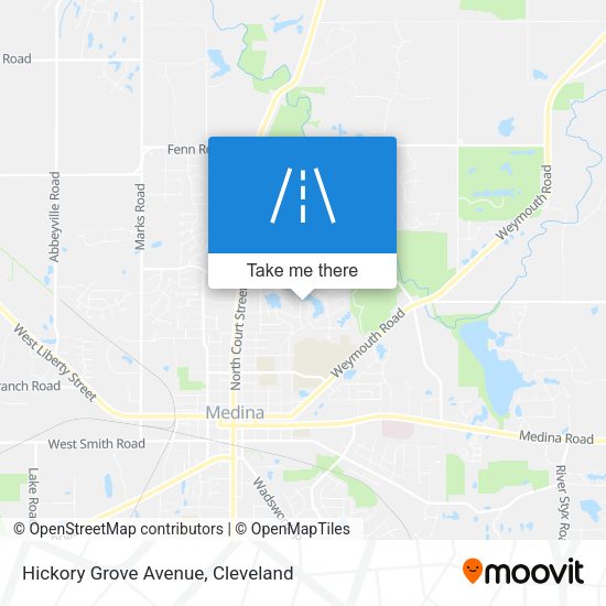 Mapa de Hickory Grove Avenue