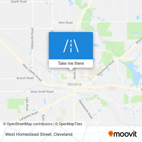 Mapa de West Homestead Street