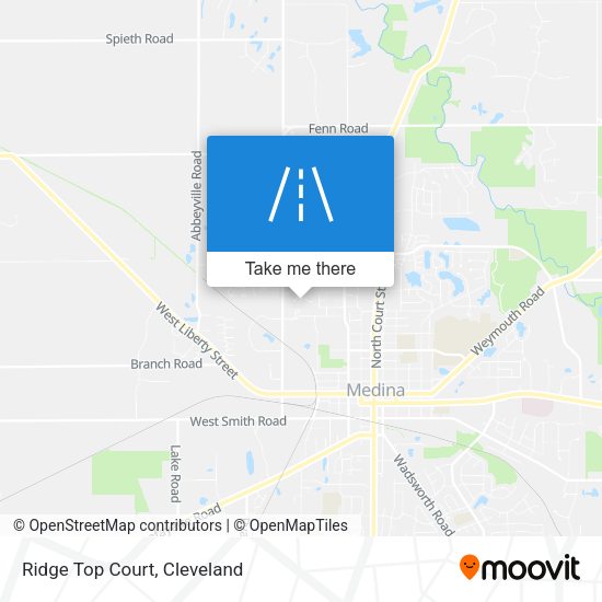 Ridge Top Court map