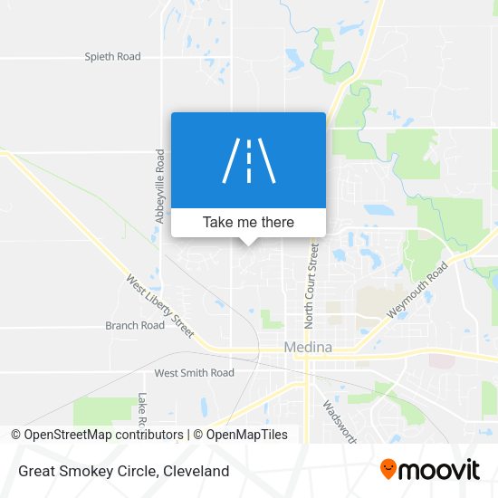 Mapa de Great Smokey Circle
