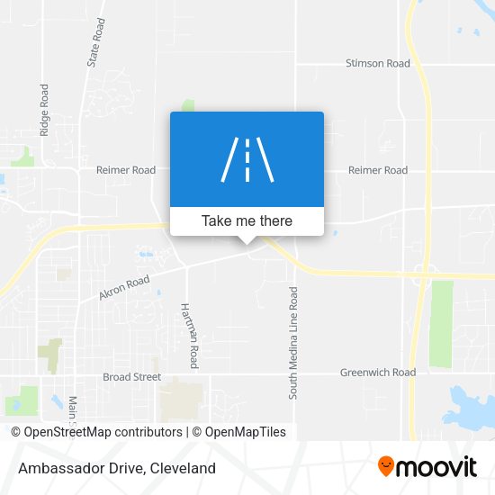 Ambassador Drive map
