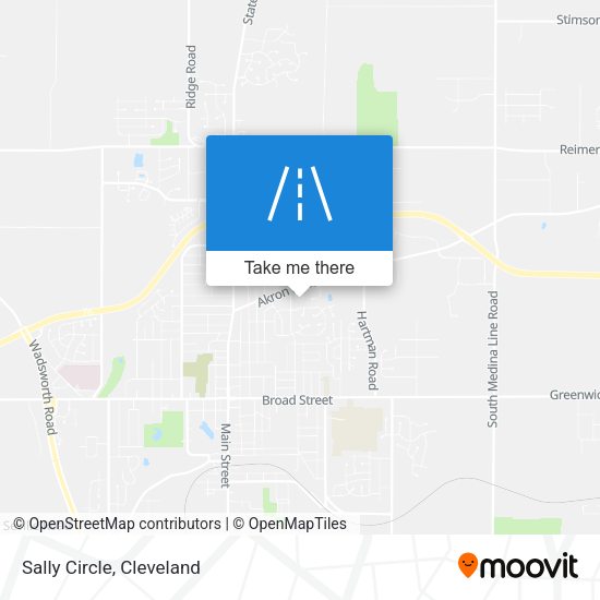 Mapa de Sally Circle