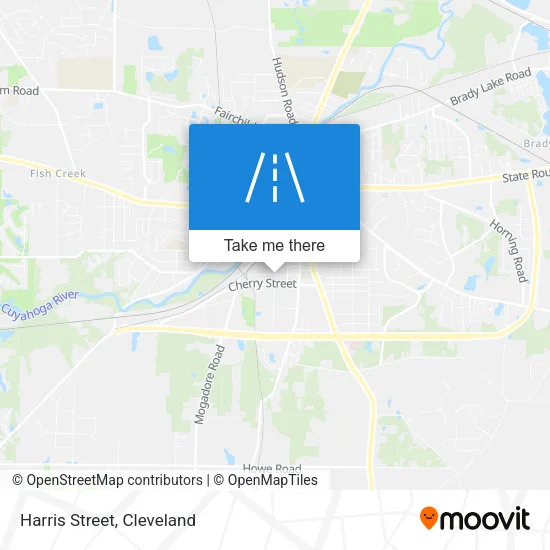 Harris Street map