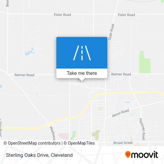 Sterling Oaks Drive map