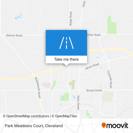 Park Meadows Court map
