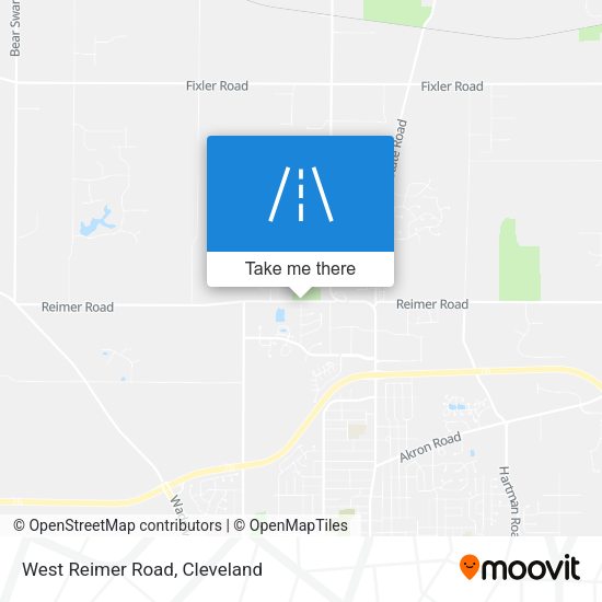 West Reimer Road map