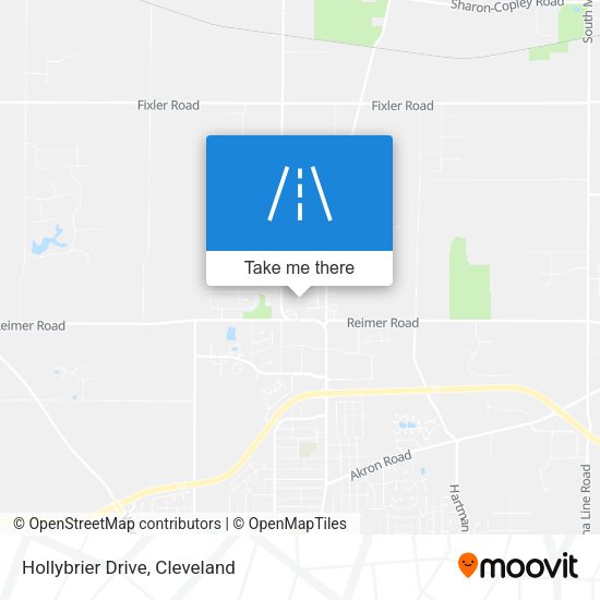Hollybrier Drive map