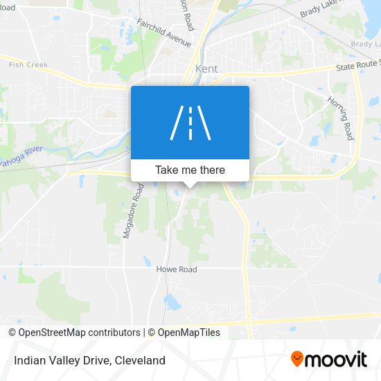 Indian Valley Drive map