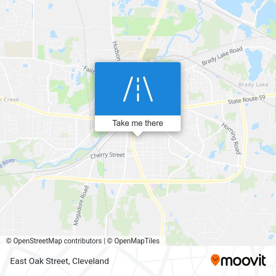 Mapa de East Oak Street