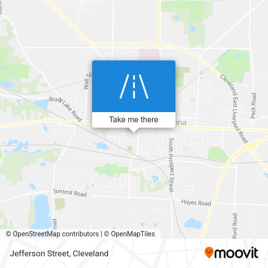 Jefferson Street map