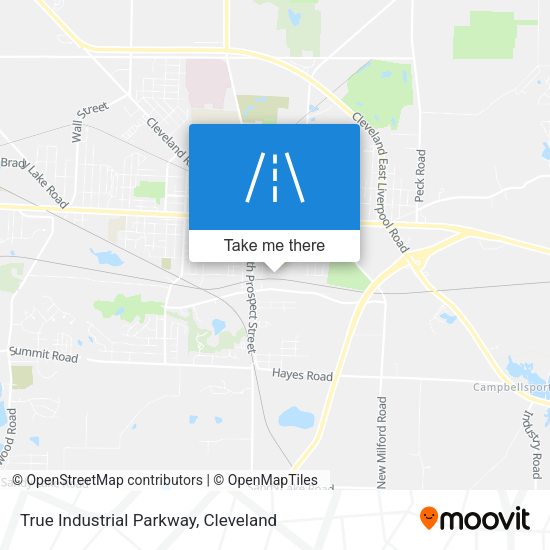 True Industrial Parkway map