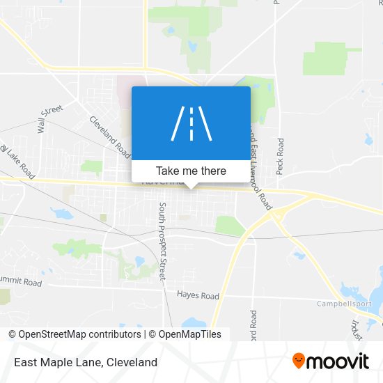 East Maple Lane map