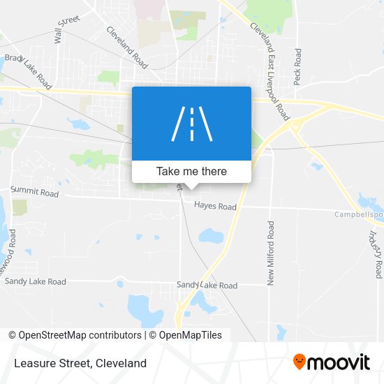 Mapa de Leasure Street