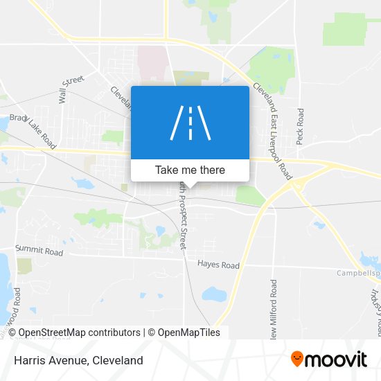 Mapa de Harris Avenue
