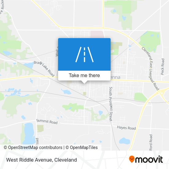Mapa de West Riddle Avenue